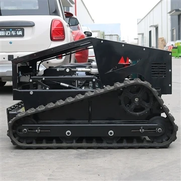 Robot Pemotong Rumput Hibrid Crawler Mower Boleh Mengendalikan Kerja-kerja Pe...